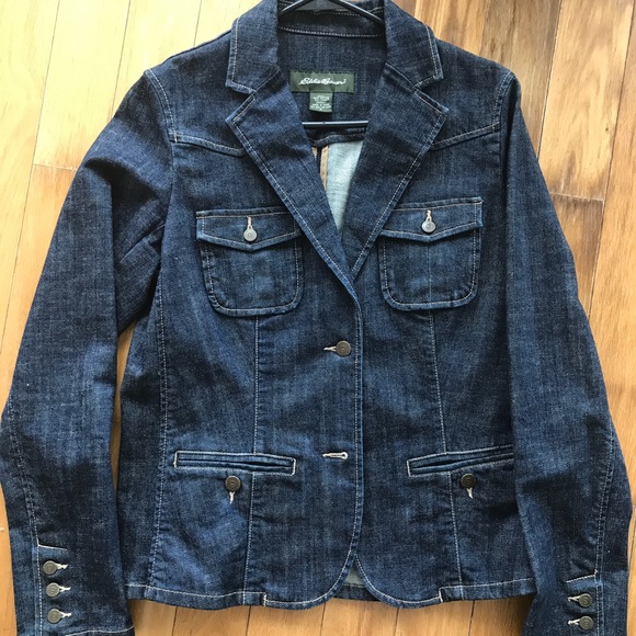 Eddie Bauer jean jacket - Picture 1 of 5